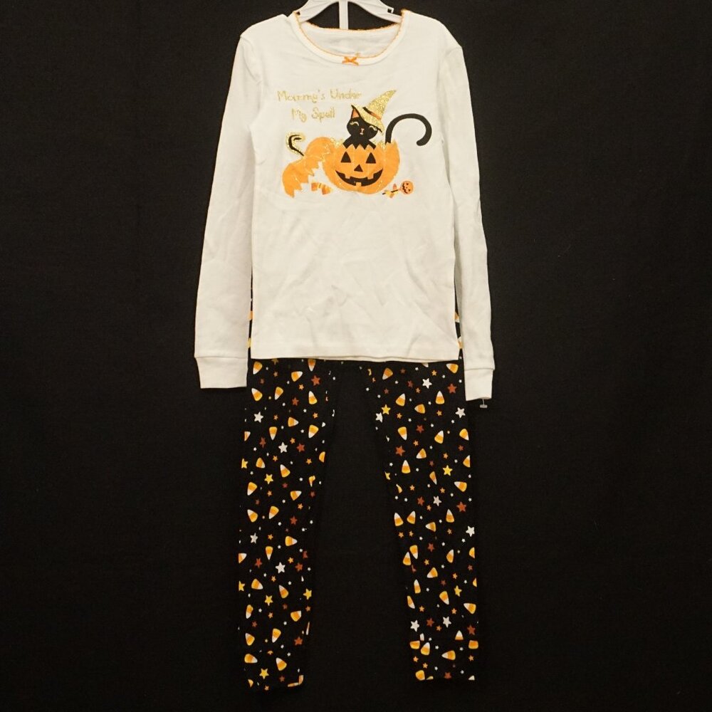 Spooky Night 2 Piece Set Halloween Black Cat “Mommy’s Under My Spell” 18m